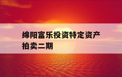 绵阳富乐投资特定资产拍卖二期