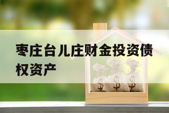 枣庄台儿庄财金投资债权资产