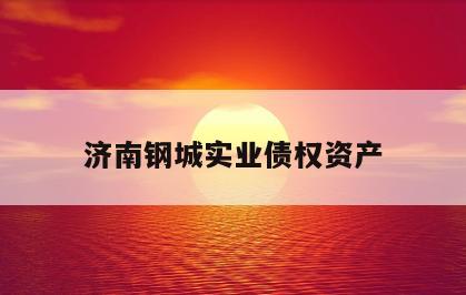 济南钢城实业债权资产