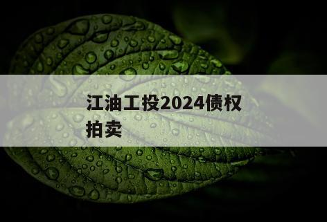 江油工投2024债权拍卖