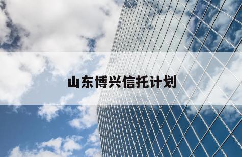 山东博兴信托计划