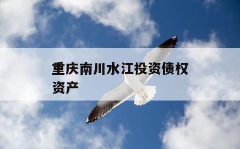 重庆南川水江投资债权资产