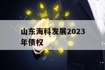 山东海科发展2023年债权