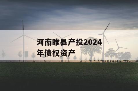 河南睢县产投2024年债权资产