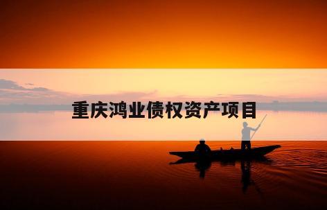 重庆鸿业债权资产项目