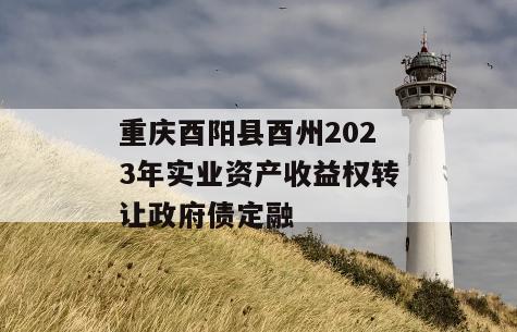 重庆酉阳县酉州2023年实业资产收益权转让政府债定融