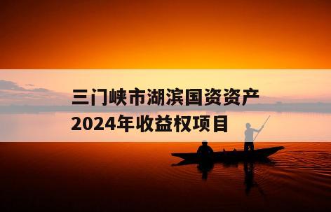 三门峡市湖滨国资资产2024年收益权项目
