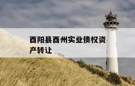 酉阳县酉州实业债权资产转让