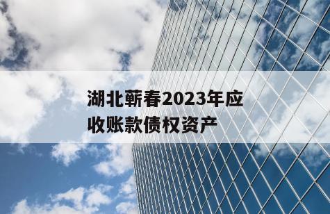 湖北蕲春2023年应收账款债权资产