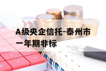 A级央企信托-泰州市一年期非标