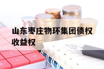山东枣庄物环集团债权收益权