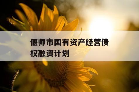 偃师市国有资产经营债权融资计划