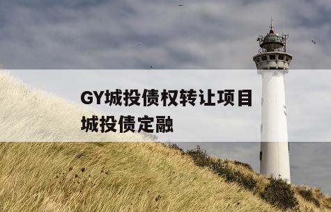 GY城投债权转让项目城投债定融