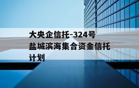 大央企信托-324号盐城滨海集合资金信托计划