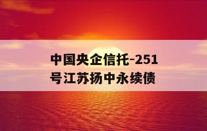 中国央企信托-251号江苏扬中永续债