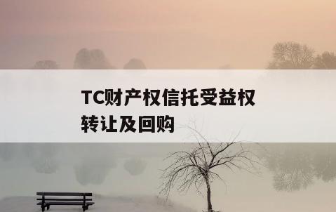 TC财产权信托受益权转让及回购