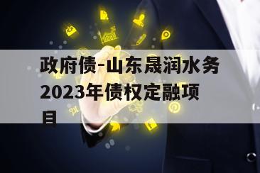 政府债-山东晟润水务2023年债权定融项目