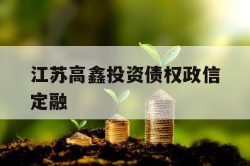 江苏高鑫投资债权政信定融
