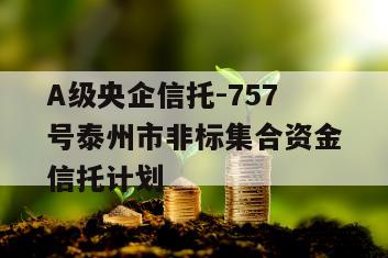 A级央企信托-757号泰州市非标集合资金信托计划