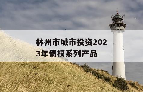 林州市城市投资2023年债权系列产品