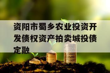 资阳市蜀乡农业投资开发债权资产拍卖城投债定融