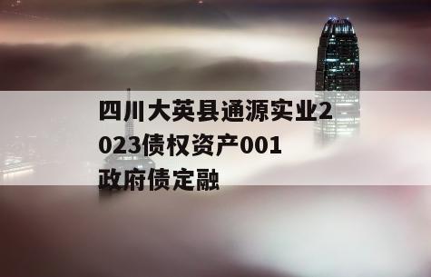 四川大英县通源实业2023债权资产001政府债定融
