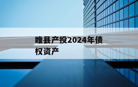睢县产投2024年债权资产