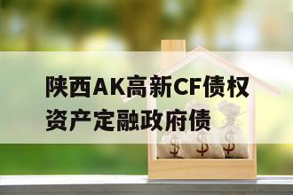 陕西AK高新CF债权资产定融政府债