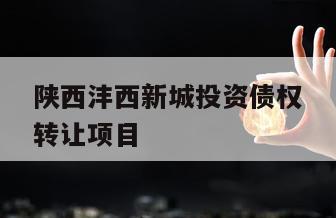 陕西沣西新城投资债权转让项目