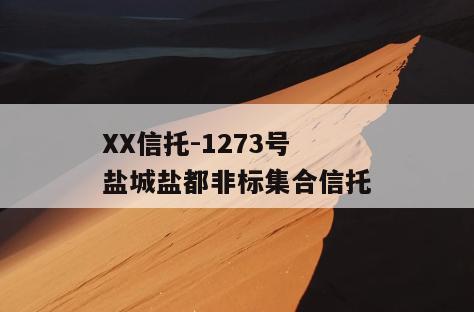 XX信托-1273号盐城盐都非标集合信托