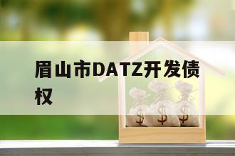 眉山市DATZ开发债权