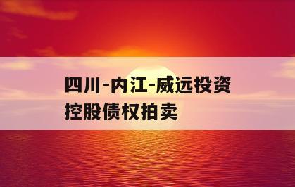 四川-内江-威远投资控股债权拍卖
