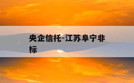 央企信托-江苏阜宁非标