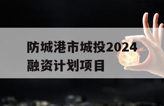 防城港市城投2024融资计划项目