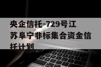 央企信托-729号江苏阜宁非标集合资金信托计划