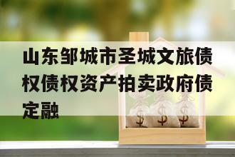 山东邹城市圣城文旅债权债权资产拍卖政府债定融