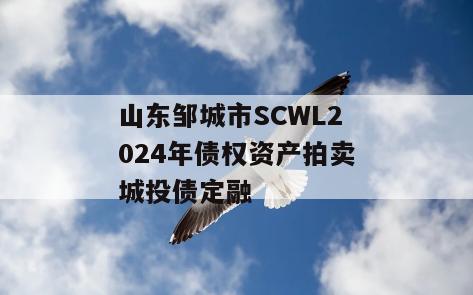 山东邹城市SCWL2024年债权资产拍卖城投债定融