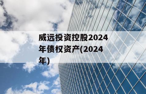 威远投资控股2024年债权资产(2024年)