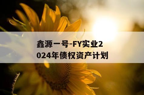 鑫源一号-FY实业2024年债权资产计划
