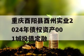 重庆酉阳县酉州实业2024年债权资产001城投债定融