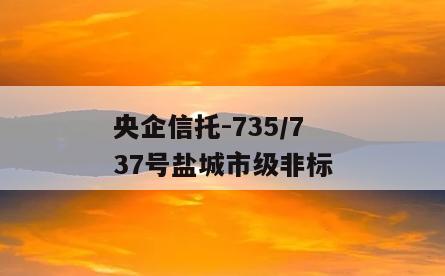 央企信托-735/737号盐城市级非标