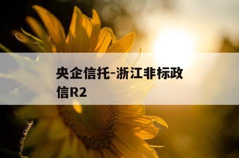 央企信托-浙江非标政信R2