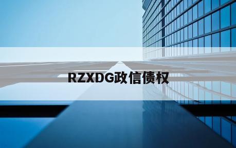 RZXDG政信债权