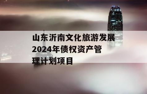 山东沂南文化旅游发展2024年债权资产管理计划项目