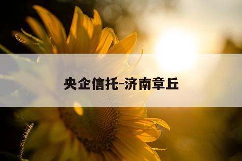 央企信托-济南章丘