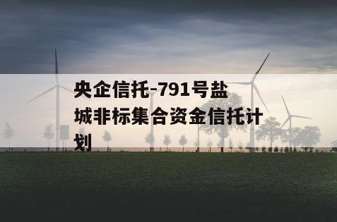 央企信托-791号盐城非标集合资金信托计划