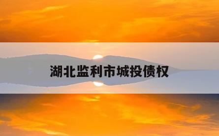 湖北监利市城投债权