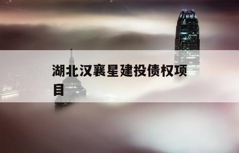 湖北汉襄星建投债权项目