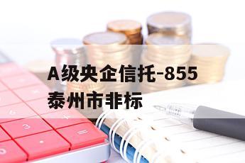 A级央企信托-855泰州市非标