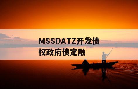MSSDATZ开发债权政府债定融